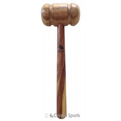 Crystal Sports Bat Mallet- Wooden Hammer (Bat Knocking)