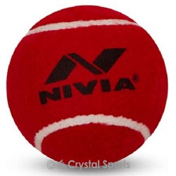 6 x Nivia Heavy Tennis Cricket Ball